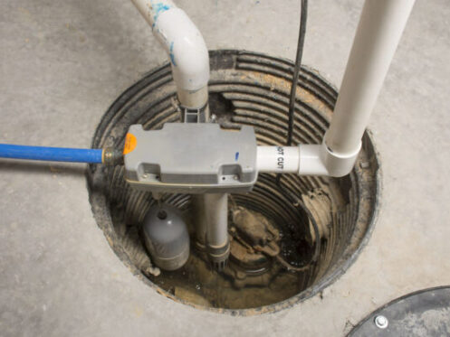 泵泵安装在林肯市住宅底层